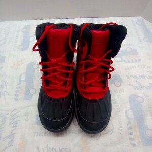 Nike Woodside 2 High Big Kids Boots Distance Red/Black 524872-601 sz 5.5y